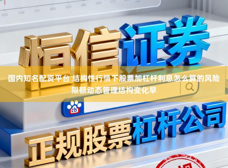 国内知名配资平台 结构性行情下股票加杠杆利息怎么算的风险限额动态管理结构变化早