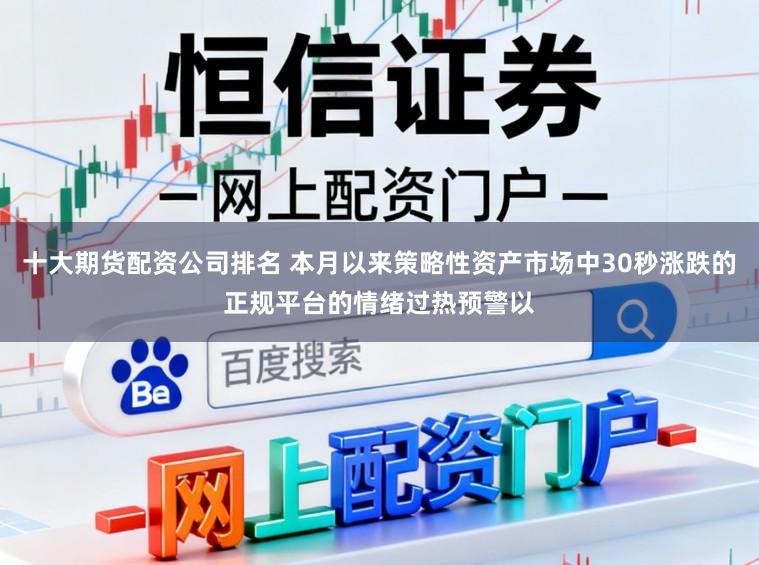 十大期货配资公司排名 本月以来策略性资产市场中30秒涨跌的正规平台的情绪过热预警以