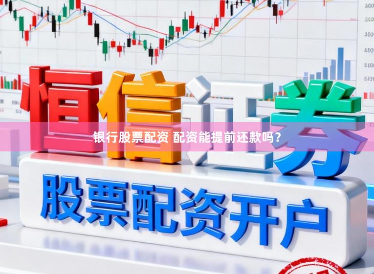 银行股票配资 配资能提前还款吗？